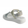 Sandales femme 5082 argenté+doré