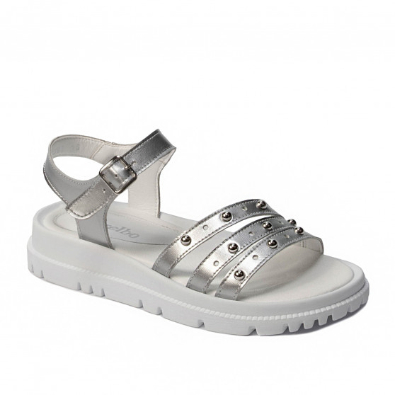 Sandales femme 5096 argenté