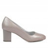 Chaussures élégantes femme 1268 cappuccino nacré