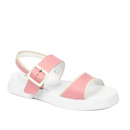 Sandales femme 5094 rose combiné