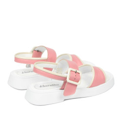 Sandales femme 5094 rose combiné