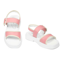 Sandales femme 5094 rose combiné