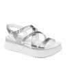 Sandales femme 5100 argent combiné