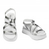 Sandales femme 5100 argent combiné