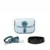 Sac à main femme épaule 007g bleu ciel