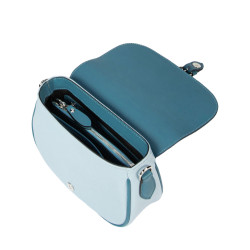 Sac à main femme épaule 007g bleu ciel