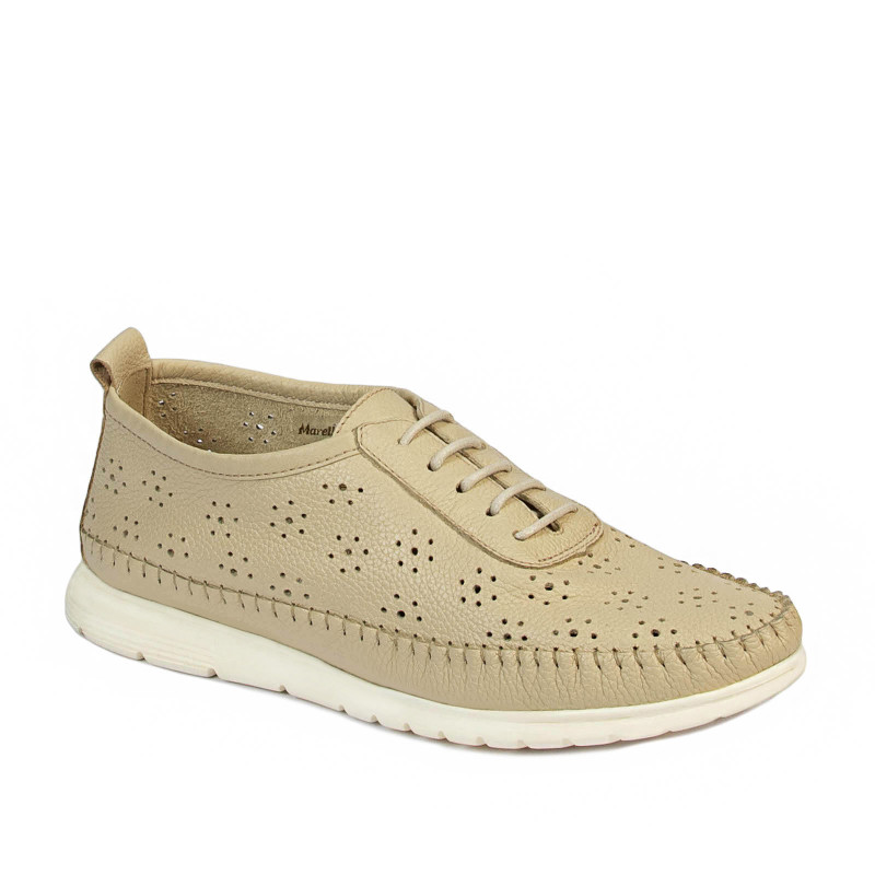 Mocassins femme 6061 beige