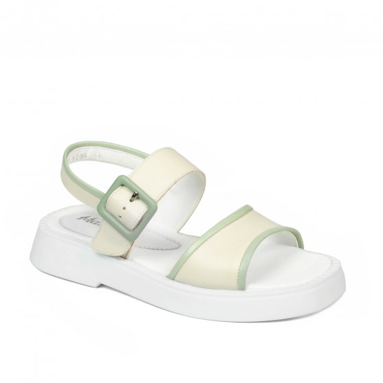Sandales femme 5094 beige combiné Sandales femme 5094 beige combiné