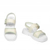 Sandales femme 5094 beige combiné