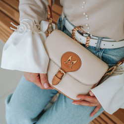 Sac à main femme bandoulière 007g beige latte