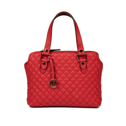 Sac à main pour femme 011g rouge corail