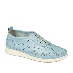 Mocassins femme 6061 bleu