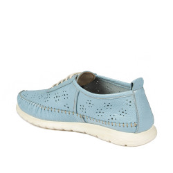 Mocassins femme 6061 bleu