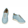 Mocassins femme 6061 bleu