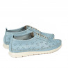 Mocassins femme 6061 bleu