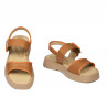 Sandales femme 5094 marron combiné