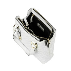 Sac à main femme bandoulière 011g blanc