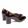 Chaussures élégantes femme 1268 vernis bordeaux01