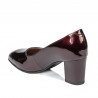 Chaussures élégantes femme 1268 vernis bordeaux01