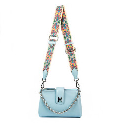 Sac à main pour femme 003g bleu bébé