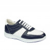 Baskets adolescents 384 indigo combiné
