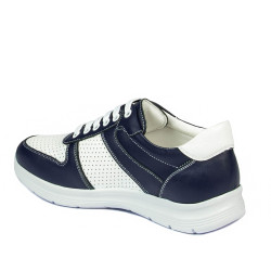 Baskets adolescents 384 indigo combiné