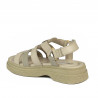 Sandales femme 5099 beige combiné