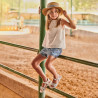 Sandales enfants 539 blanc combiné