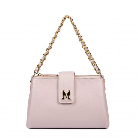 Sac à main pour femme à bandoulière 003g rose lilas