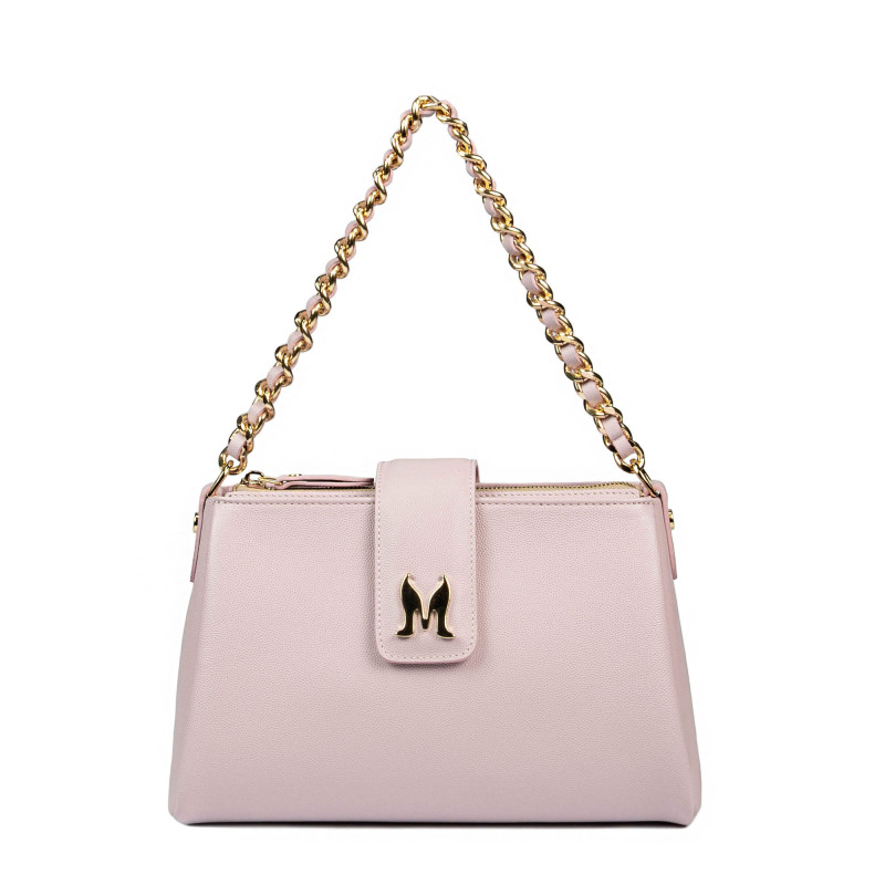 Sac à main pour femme à bandoulière 003g rose lilas