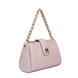 Sac à main pour femme à bandoulière 003g rose lilas
