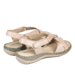 Sandales femme 5047 poudre nacré