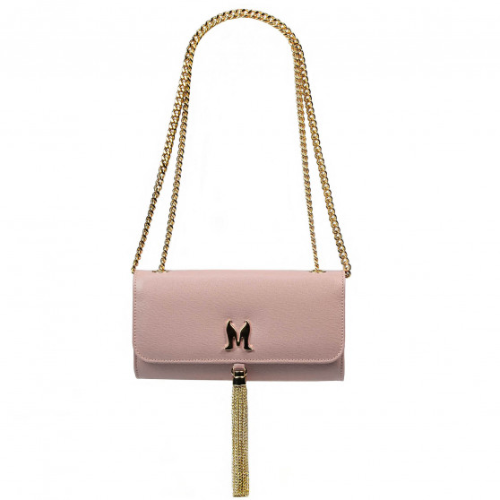Sac à main femme bandoulière 008g rose poudré saffiano Sac à main femme bandoulière 008g rose poudré saffiano