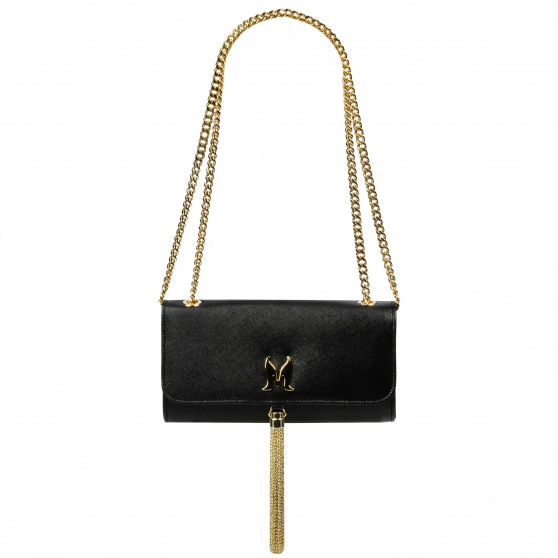 Sac à bandoulière femme 008g noir saffiano