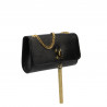 Sac à bandoulière femme 008g noir saffiano