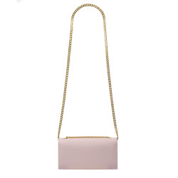 Sac à main femme bandoulière 008g rose lilas caviar