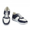 Baskets adolescents 384 indigo combiné