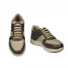 Baskets adolescents 384 kaki combiné