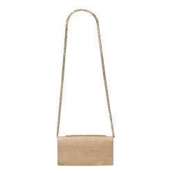 Sac à main femme bandoulière 008g croco beige