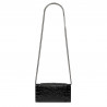 Sac à main femme bandoulière 008g croco verni noir