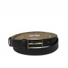 Ceinture femme 40m noir pressé