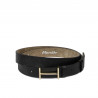 Ceinture femme 40m noir pressé