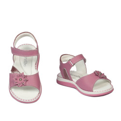 Sandales enfants petits 80c rose