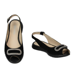 Sandales femme 5101 bufo noir