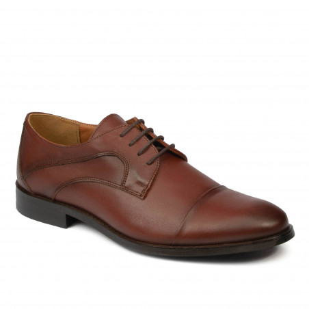 Chaussures élégantes hommes 879 à cognac