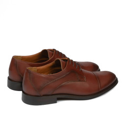 Chaussures élégantes hommes 879 à cognac