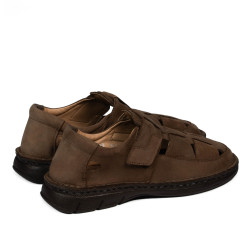 Sandales homme 956 a marron
