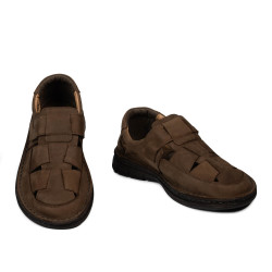 Sandales homme 956 a marron