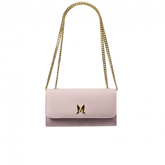 Sac à main femme bandoulière 012g rose lilas caviar