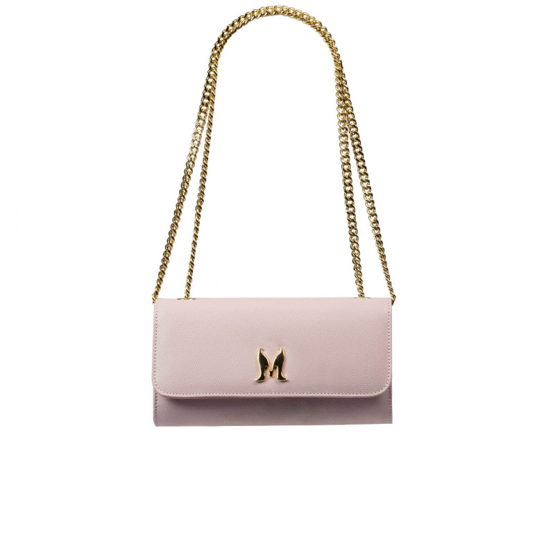 Sac à main femme bandoulière 012g rose lilas caviar